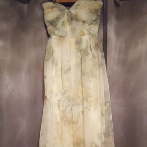 Jenny Yoo Bridesmaid Dress (Mira, floral ivory)